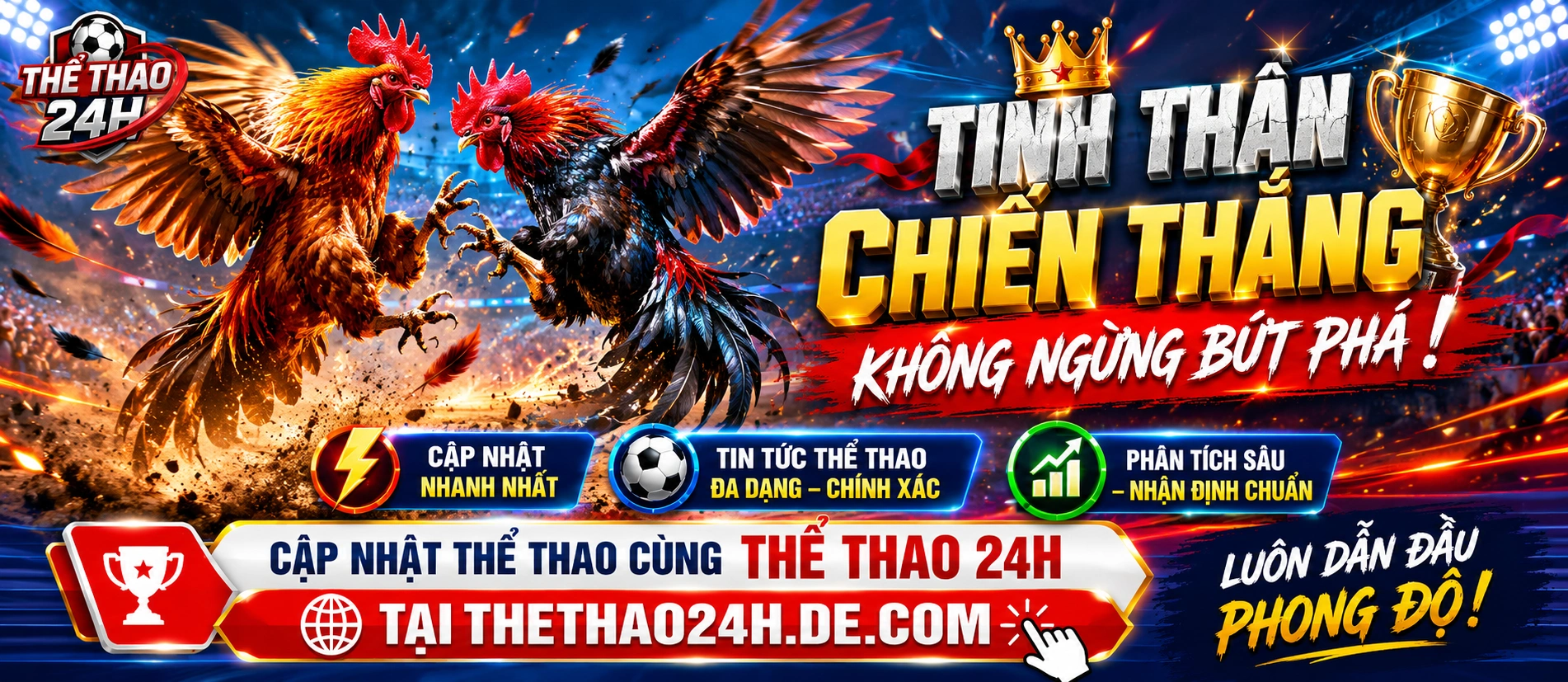 Đá gà trực tuyến trên thethao24h.de.com